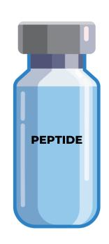 Peptide vial