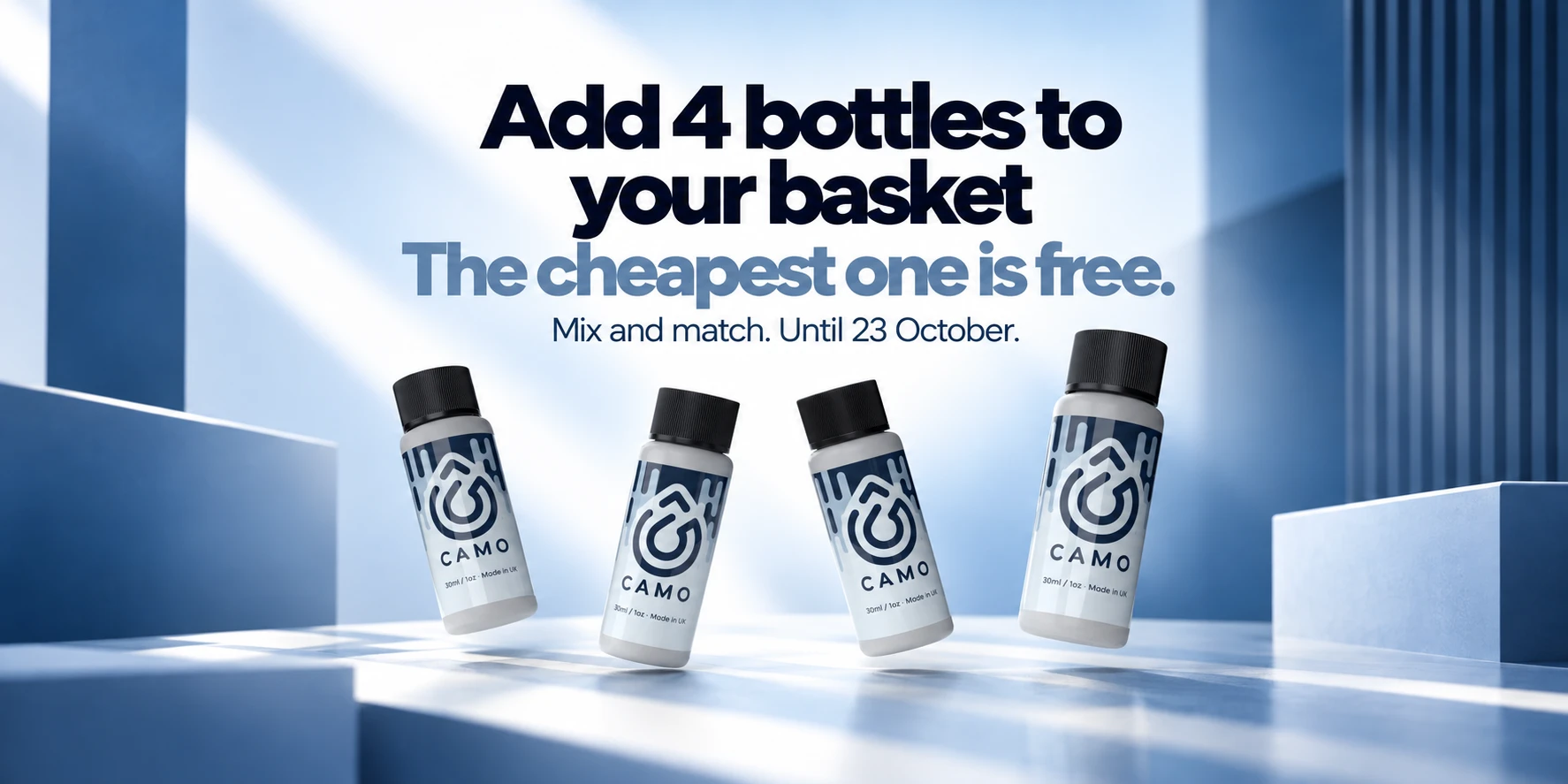 Add 4 solutions to your basket: the cheapest one is free
